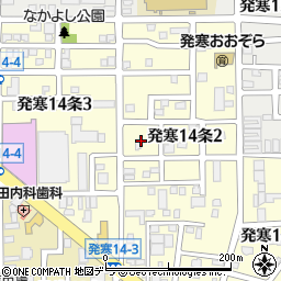 北海道札幌市西区発寒１４条2丁目7周辺の地図