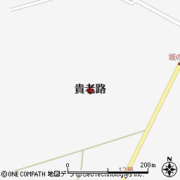 北海道十勝郡浦幌町貴老路周辺の地図