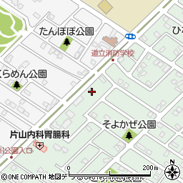 北海道江別市野幌代々木町14周辺の地図
