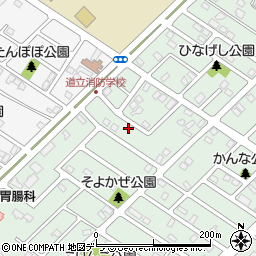 北海道江別市野幌代々木町2周辺の地図