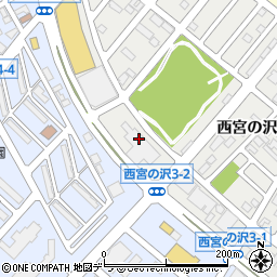 札幌西タイヤセンター株式会社　西支店周辺の地図