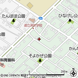 北海道江別市野幌代々木町2-9周辺の地図