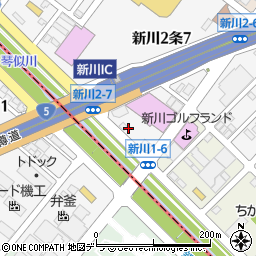 北海道札幌市北区新川２条7丁目1周辺の地図