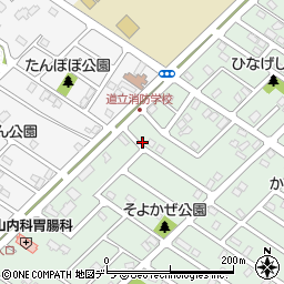 北海道江別市野幌代々木町2-25周辺の地図