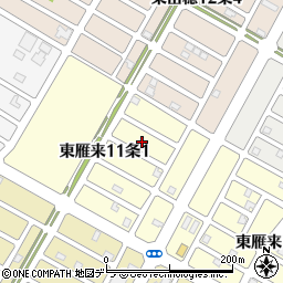 北海道札幌市東区東雁来１１条1丁目5周辺の地図