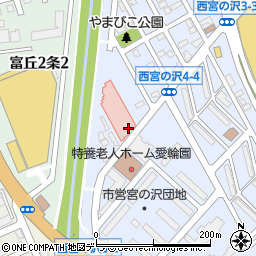 札幌田中病院周辺の地図