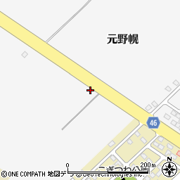 北海道江別市元野幌737周辺の地図