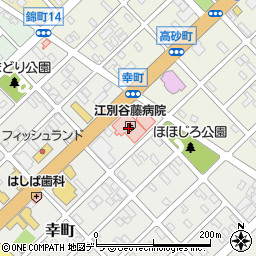 江別谷藤病院（藤花会）周辺の地図