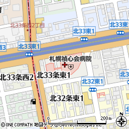 札幌禎心会病院周辺の地図