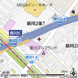 北海道札幌市北区新川２条7丁目2周辺の地図