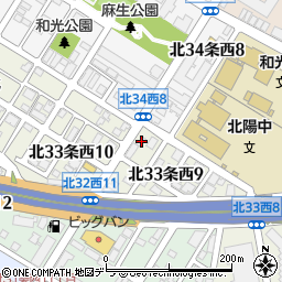 玉柳札幌支店周辺の地図
