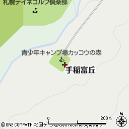 北海道札幌市手稲区手稲富丘周辺の地図