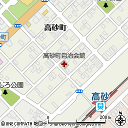 高砂町自治会館周辺の地図