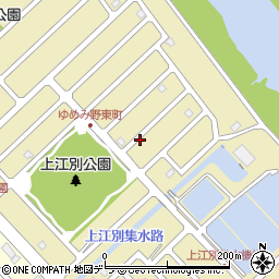 北海道江別市ゆめみ野東町周辺の地図