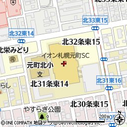 イオン札幌元町ショッピングセンター周辺の地図