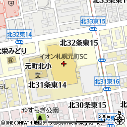 セリアイオン札幌元町店周辺の地図