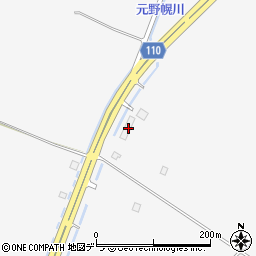 北海道江別市元野幌1115周辺の地図