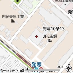 ＪＦＥプラントエンジ株式会社北海道サービスセンター周辺の地図