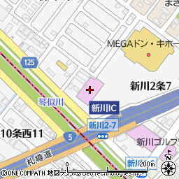 がちゃぽん新川店周辺の地図