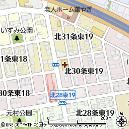 西松屋札幌東店周辺の地図