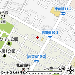 小樽製パン株式会社　札幌工場周辺の地図