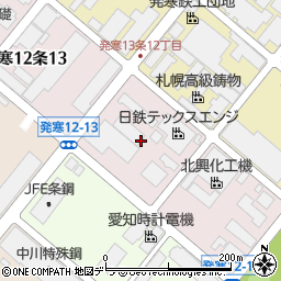 北海道札幌市西区発寒１２条12丁目2周辺の地図