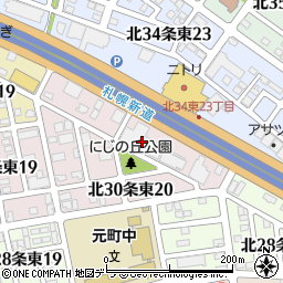 スズキオート札幌周辺の地図