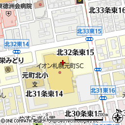スタジオアリス　イオン札幌元町店周辺の地図