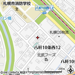 株式会社平田牧場　札幌事業所周辺の地図