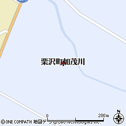 北海道岩見沢市栗沢町加茂川周辺の地図