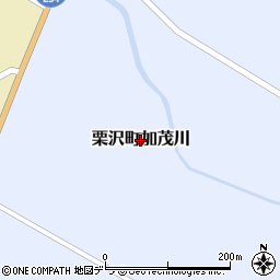 北海道岩見沢市栗沢町加茂川周辺の地図