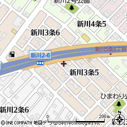 徳栄建設新川寮周辺の地図