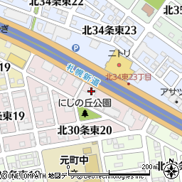 ミカホスポーツ東店スズキオート札幌周辺の地図