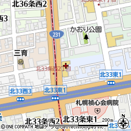 ポルシェセンター札幌周辺の地図