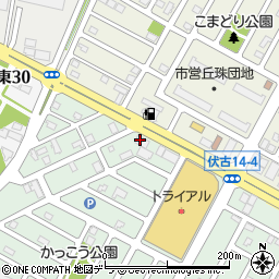 株式会社東京マツシマ北海道周辺の地図