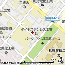 北海道札幌市西区発寒１３条周辺の地図