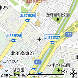 アイピック株式会社　札幌営業所周辺の地図