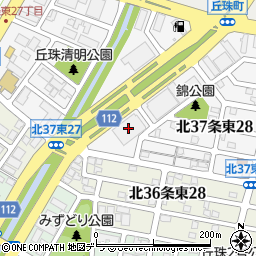 ユニパック　札幌ピッキングセンター周辺の地図