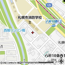 北海道札幌市西区八軒１０条西13丁目4周辺の地図