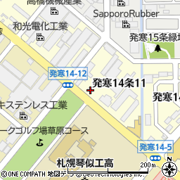 札幌鉄工関連協同組合事務所周辺の地図