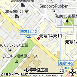 札幌鉄工関連協同組合周辺の地図