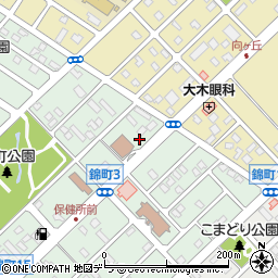 江別市ふれあいワークセンター周辺の地図