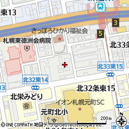 信号電材　北海道営業所周辺の地図