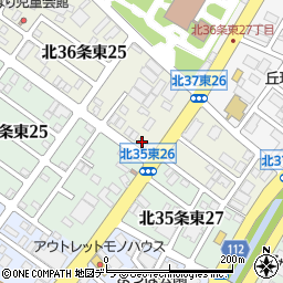 株式会社佐藤木材工業　北海道札幌営業所周辺の地図