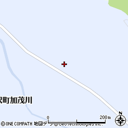 北海道岩見沢市栗沢町加茂川24周辺の地図