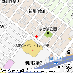 株式会社Ｇ・Ｒ・Ｓ　札幌支店周辺の地図