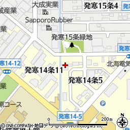 株式会社吉崎水産　札幌工場周辺の地図