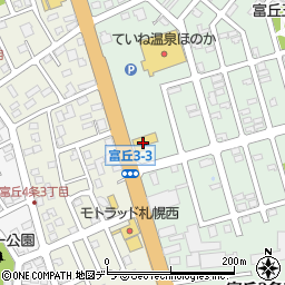 北海道マツダ手稲店周辺の地図