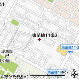 北海道札幌市東区東苗穂１１条周辺の地図