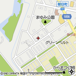 北海道江別市朝日町14-5周辺の地図